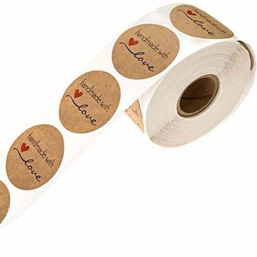 Bundle Self Adhesive Bags “Thank You “ and Roll Sticker 300pc - Picture 5 of 13